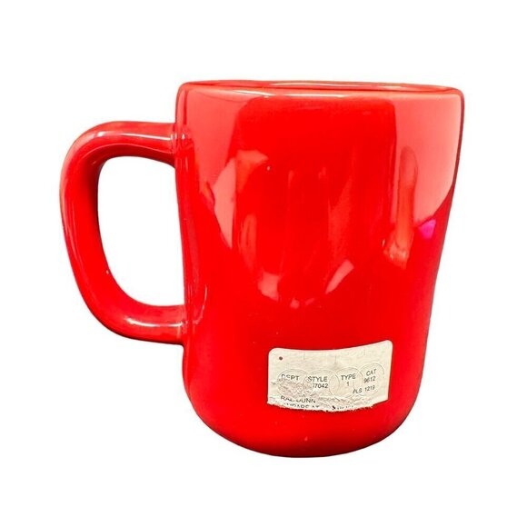 Rae Dunn SANTAS HELPER Mug Large Coffee Cup Ceramic Magenta LL Christmas Gift - Picture 5 of 7